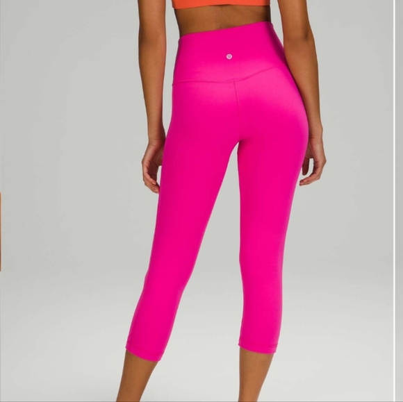 NWT. Lululemon align HR crop 21" size 8 pink - Picture 2 of 12